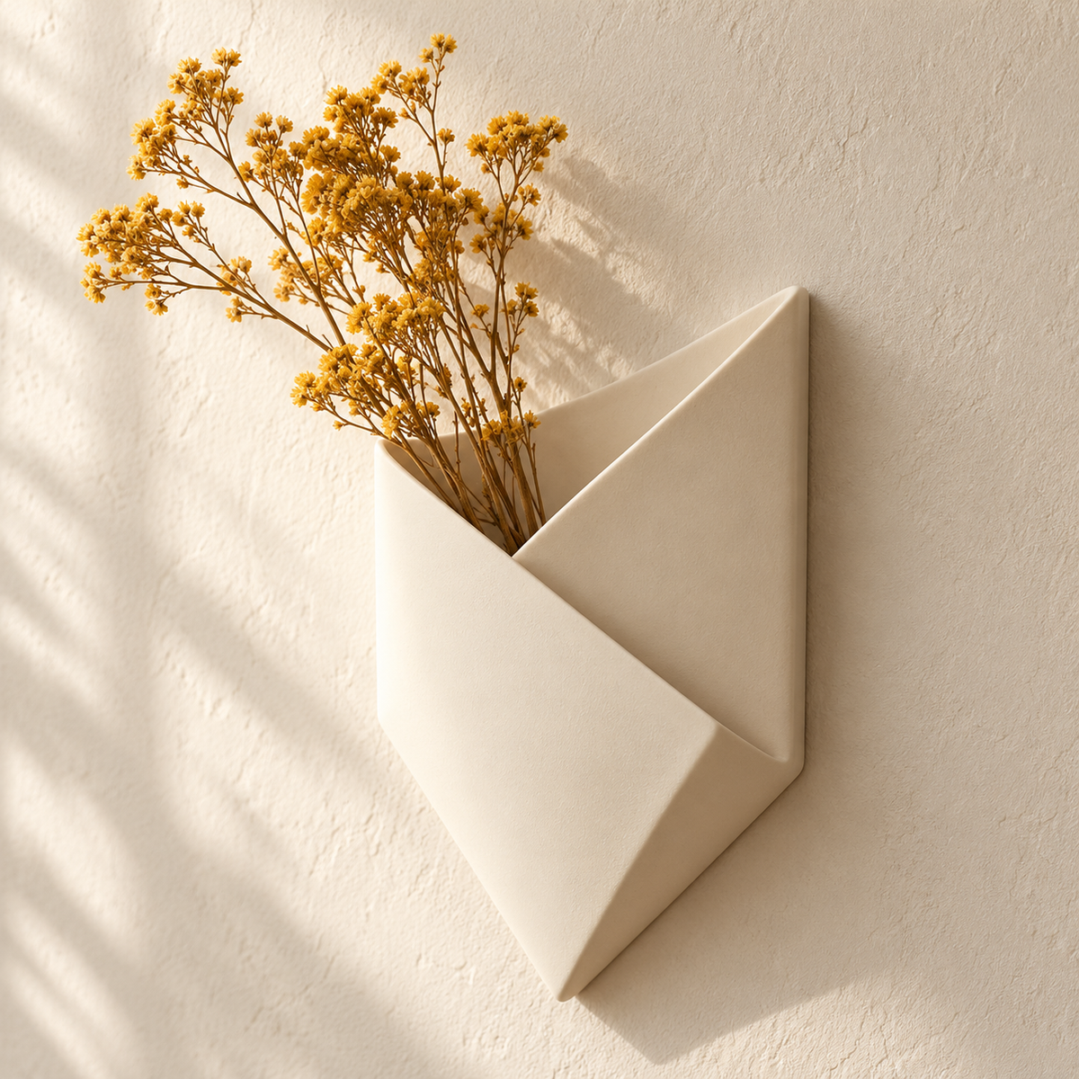 Fold Wall Pocket botanical styling — AI design visualization