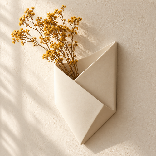 Fold Wall Pocket botanical styling — AI design visualization